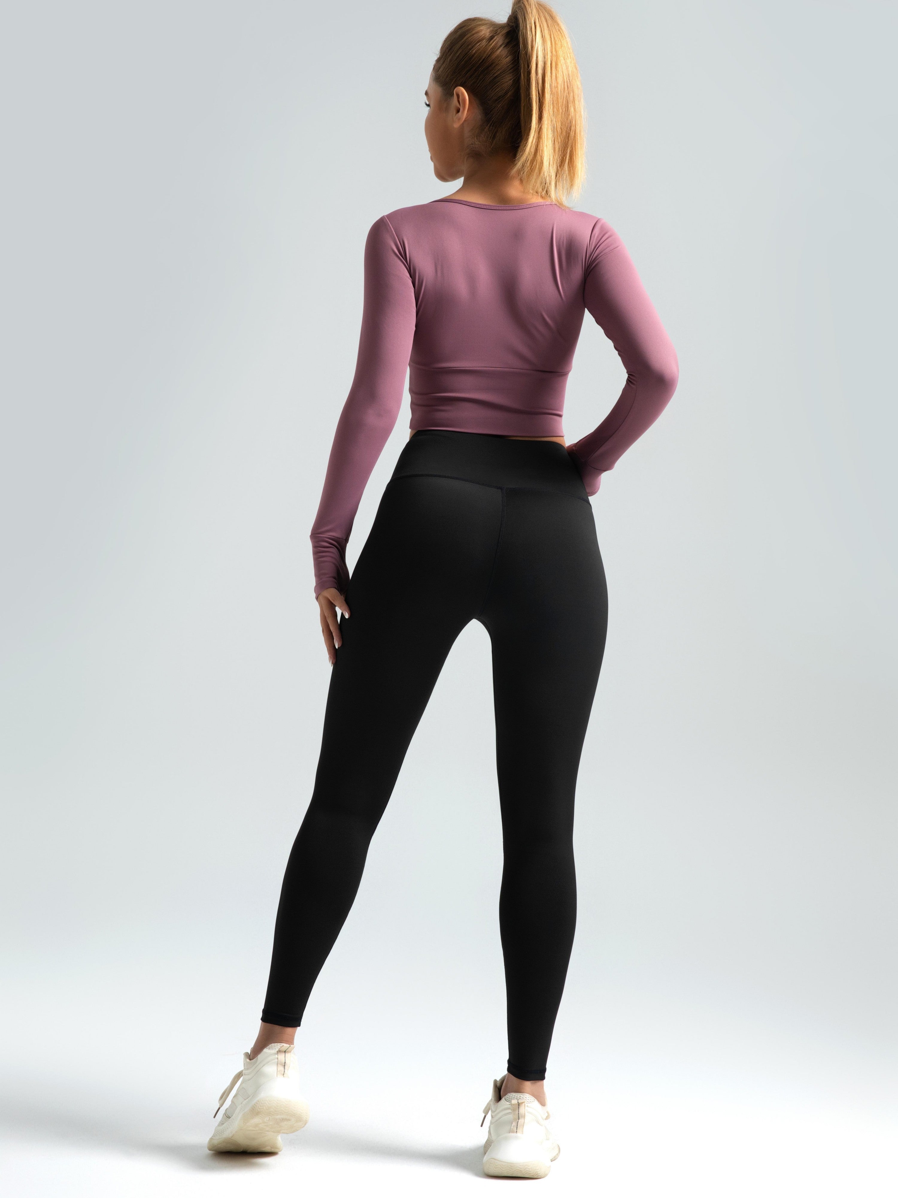 Eunfew Elastic Peach Lift Yoga Leggings EUNFEW