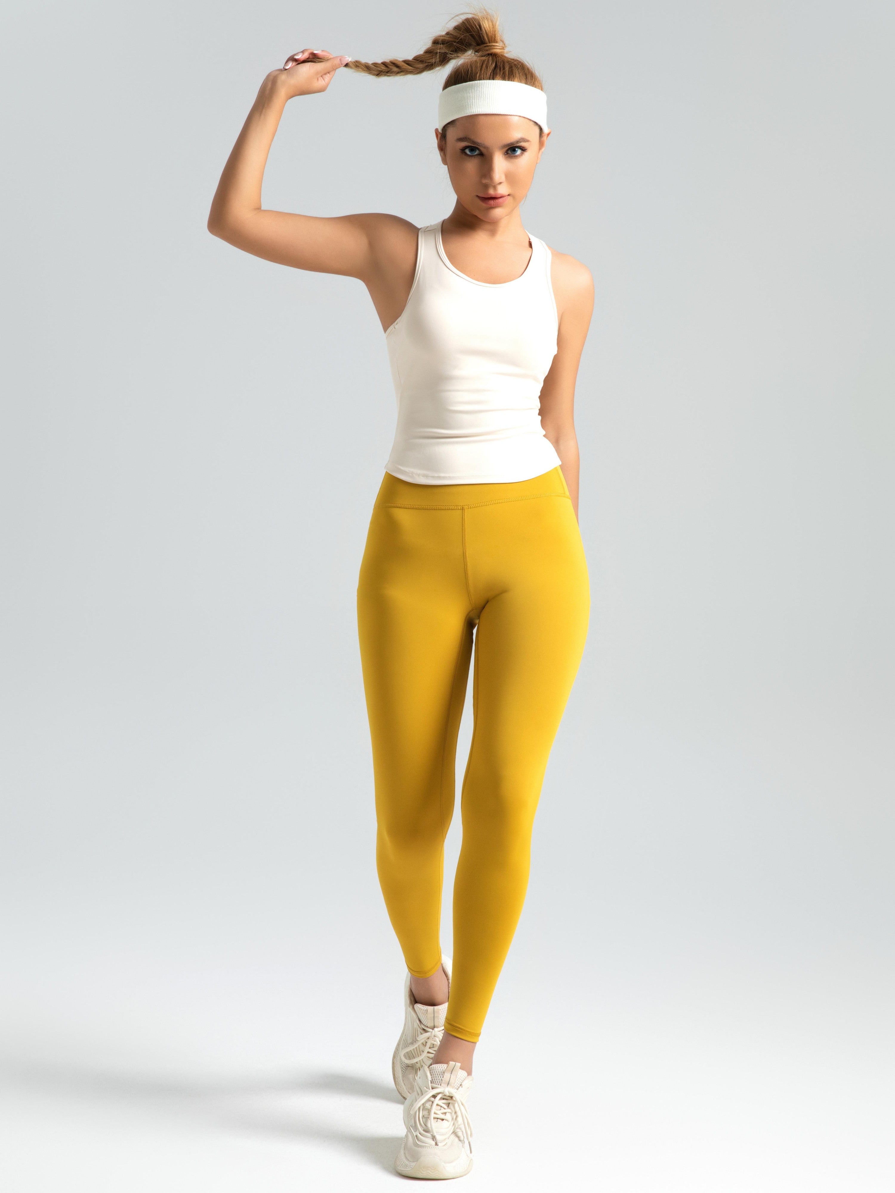 Eunfew Elastic Peach Lift Yoga Leggings EUNFEW