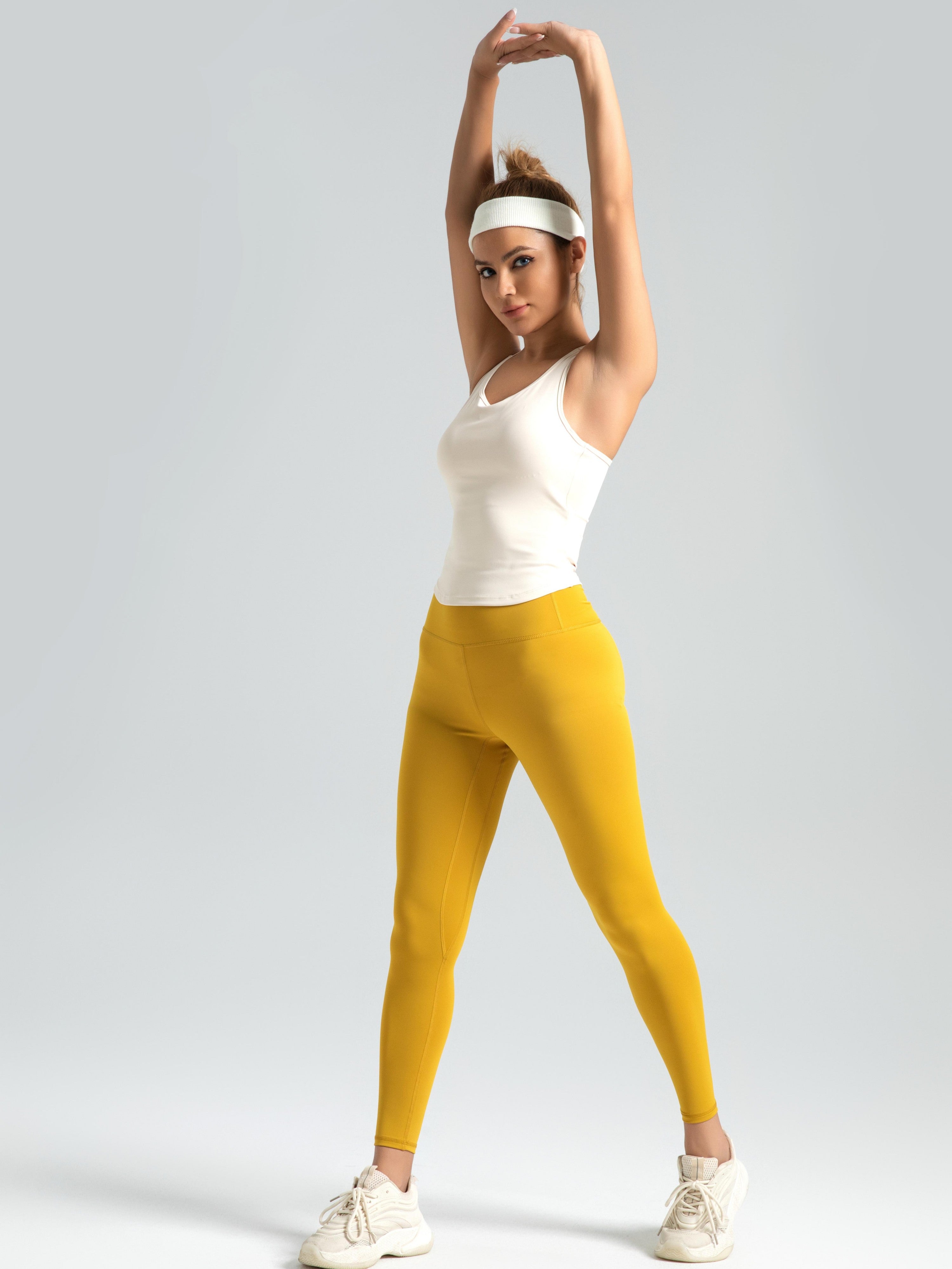 Eunfew Elastic Peach Lift Yoga Leggings EUNFEW