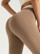 Eunfew High-Waisted Naked-Feel Elastic Yoga Pants EUNFEW