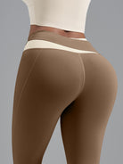 Eunfew High-Waisted Naked-Feel Elastic Yoga Pants EUNFEW