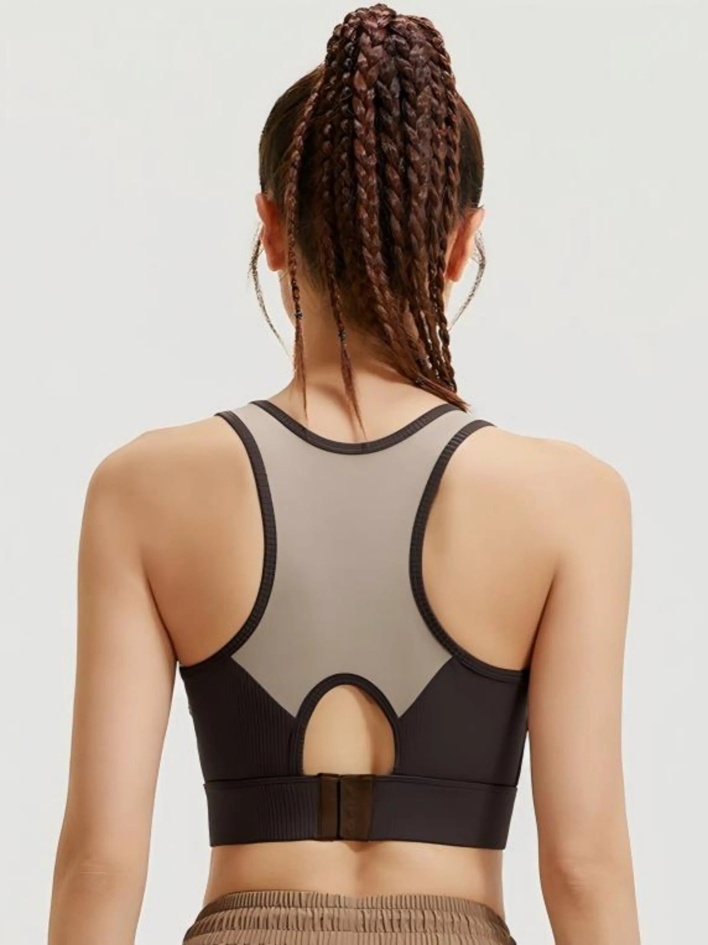 Eunfew Breathable Yoga Tank Top Fixed Cup Sports Bra EUNFEW