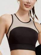 Eunfew Breathable Yoga Tank Top Fixed Cup Sports Bra EUNFEW