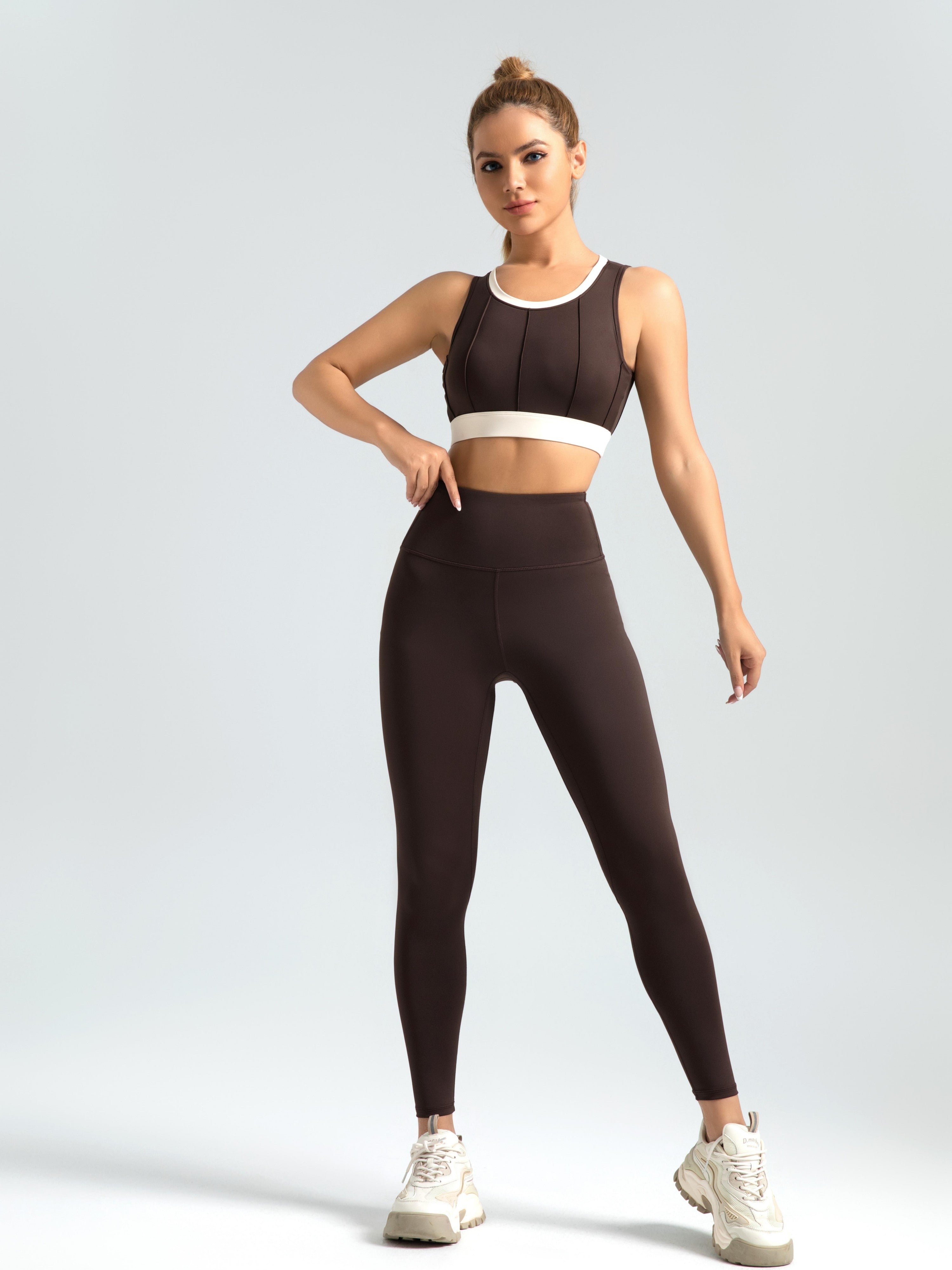 Eunfew Elastic Peach Lift Yoga Leggings EUNFEW