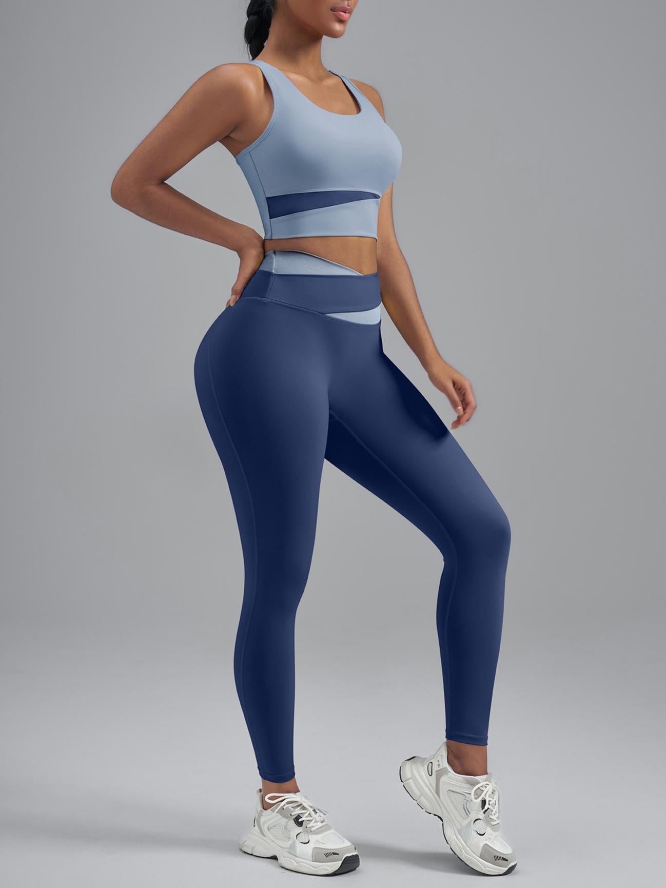 Eunfew High-Waisted Naked-Feel Elastic Yoga Pants EUNFEW