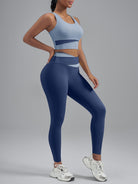 Eunfew High-Waisted Naked-Feel Elastic Yoga Pants EUNFEW