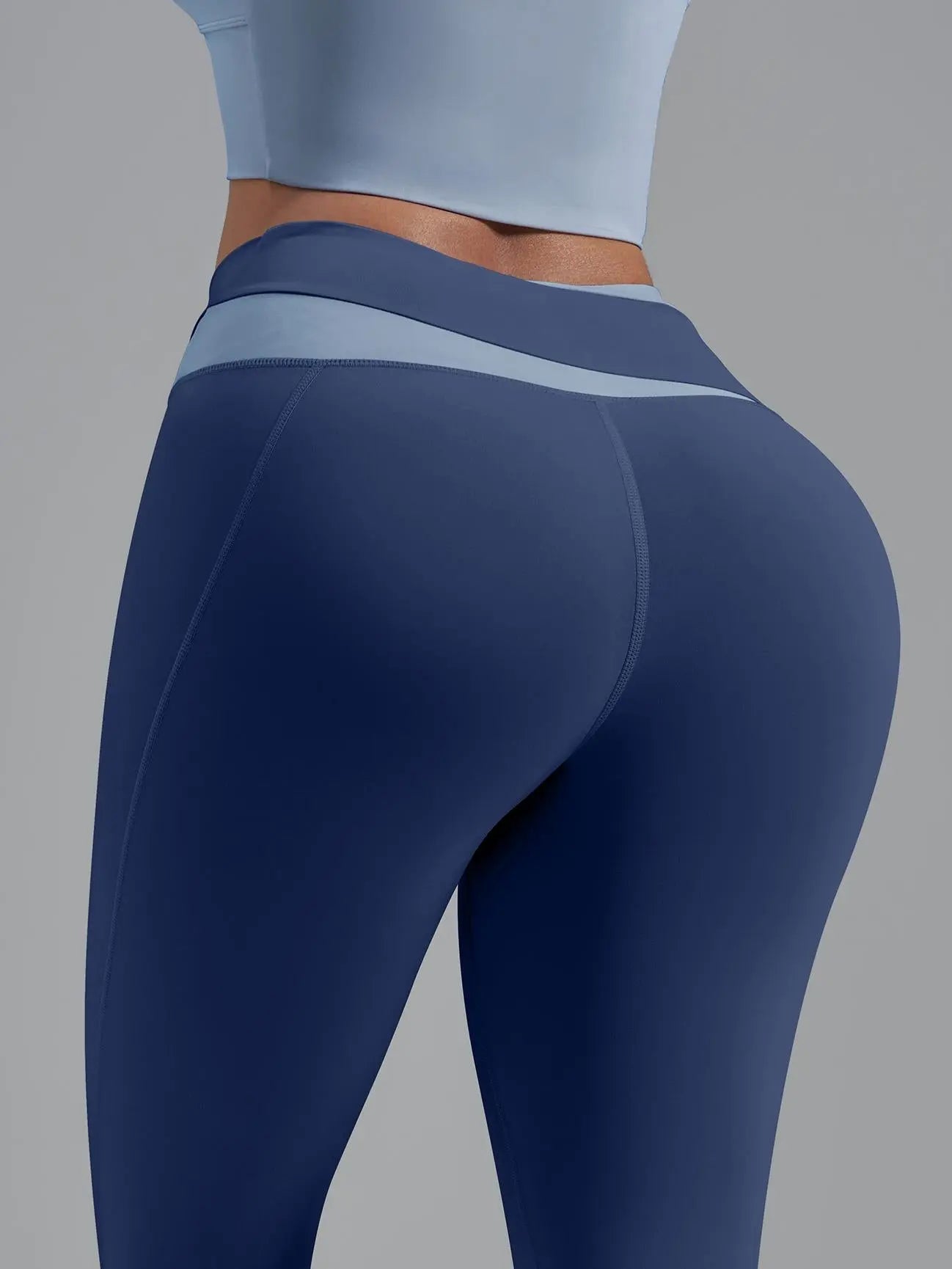 Eunfew High-Waisted Naked-Feel Elastic Yoga Pants EUNFEW