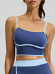 Eunfew Linear Contour Adjustable Yoga Sports Bra