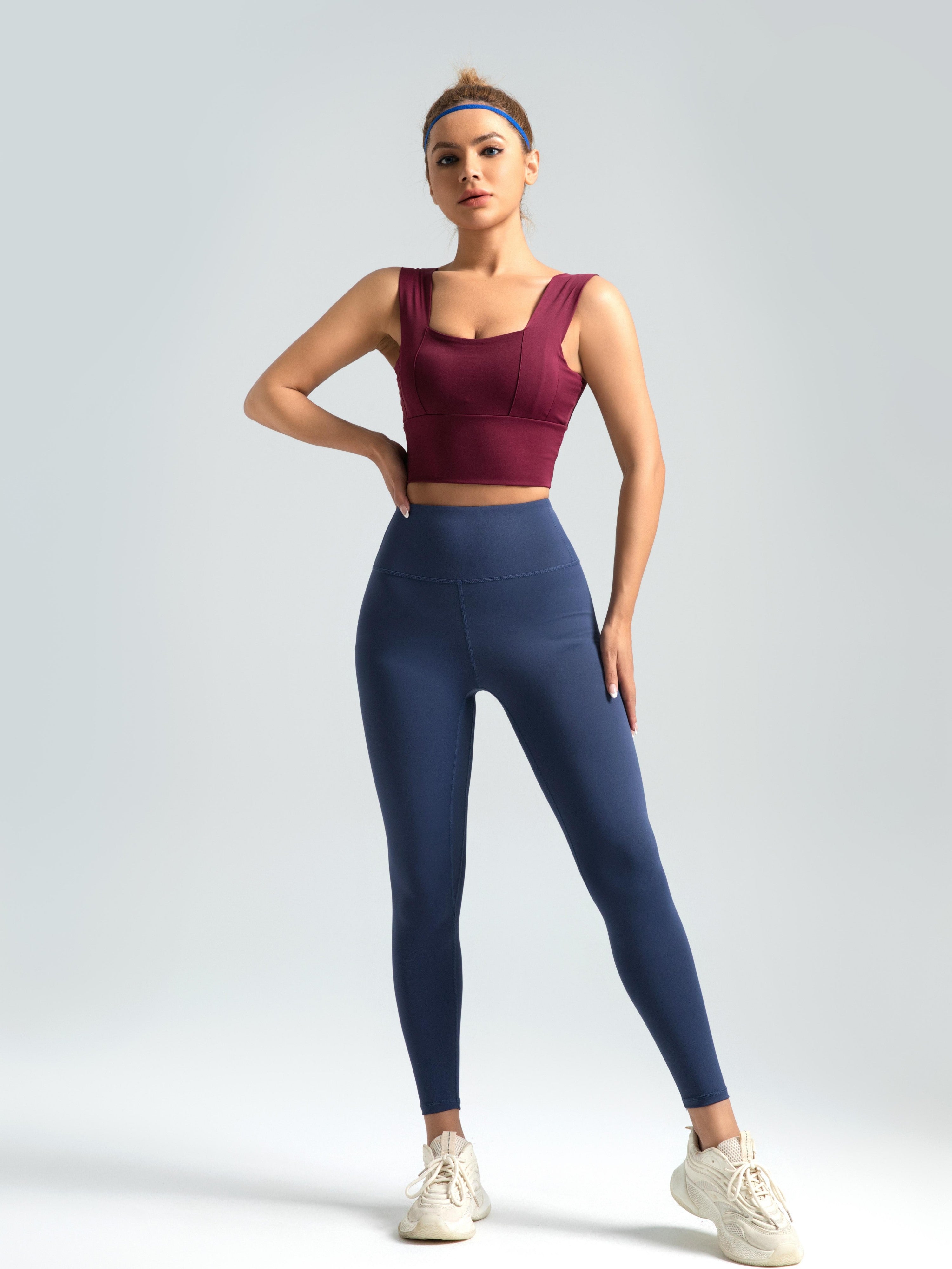 Eunfew Elastic Peach Lift Yoga Leggings EUNFEW