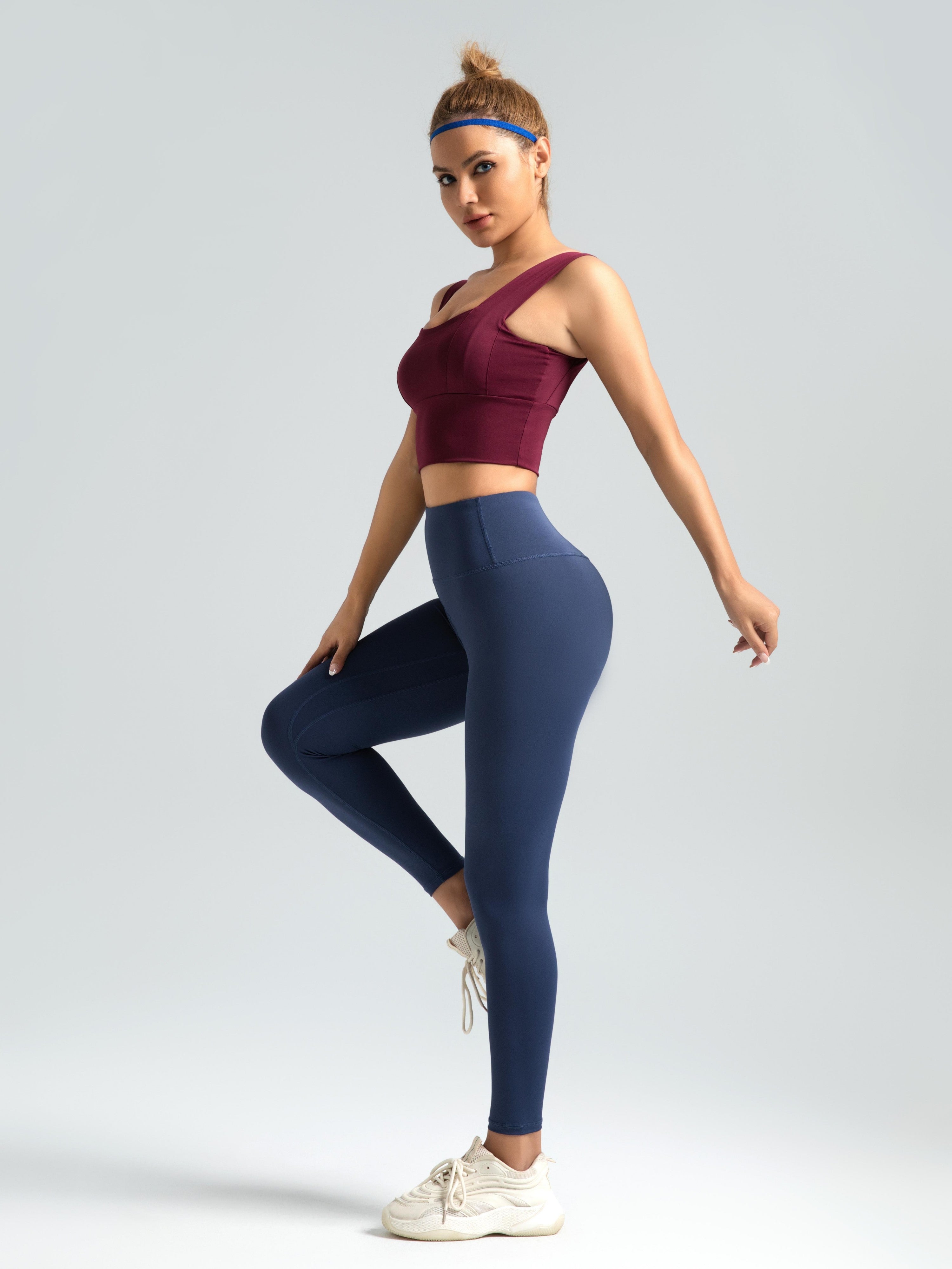 Eunfew Elastic Peach Lift Yoga Leggings EUNFEW
