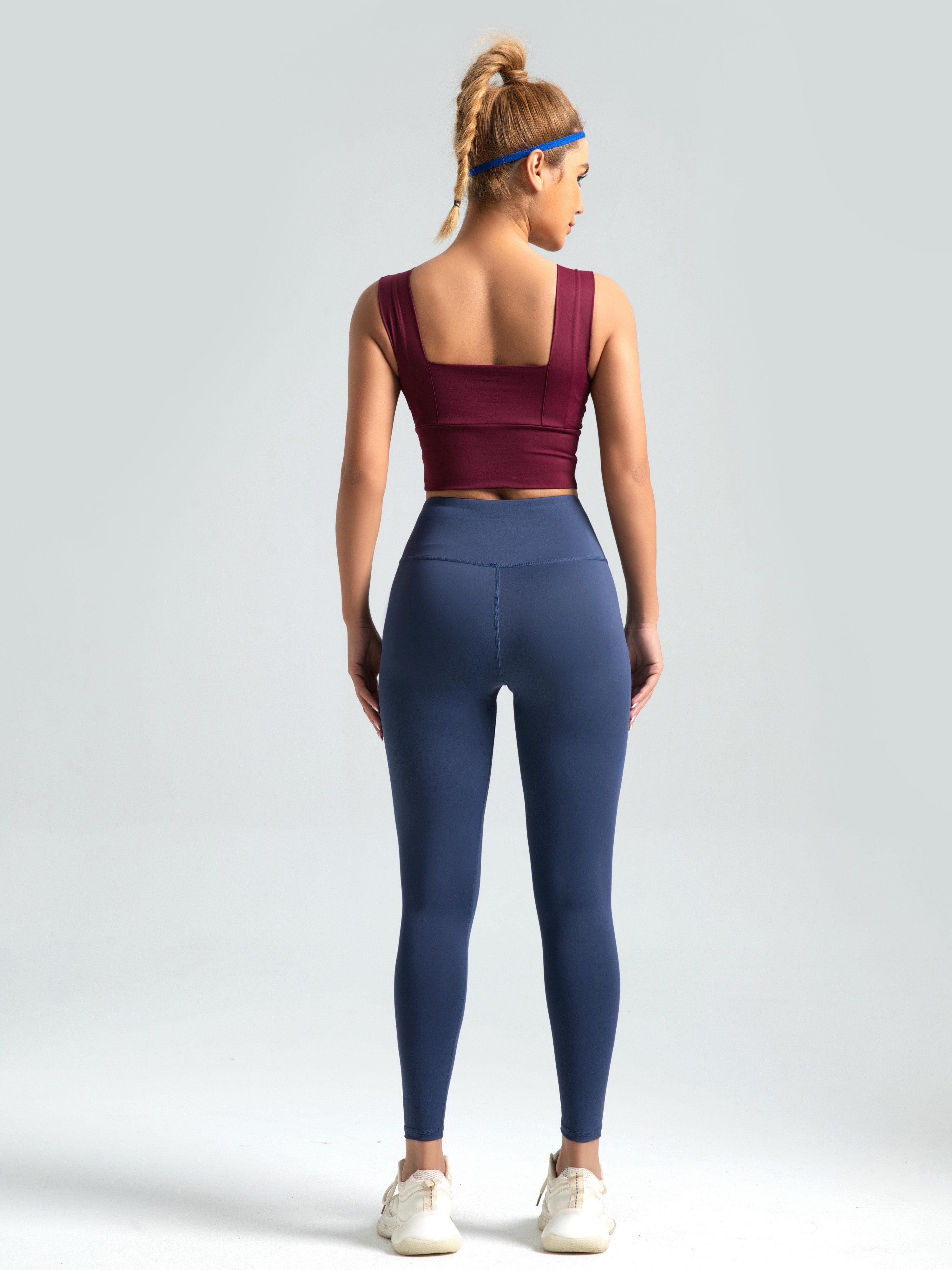 Eunfew Elastic Peach Lift Yoga Leggings EUNFEW