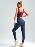 Eunfew Elastic Peach Lift Yoga Leggings EUNFEW