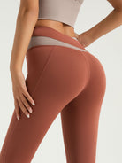Eunfew High-Waisted Naked-Feel Elastic Yoga Pants EUNFEW