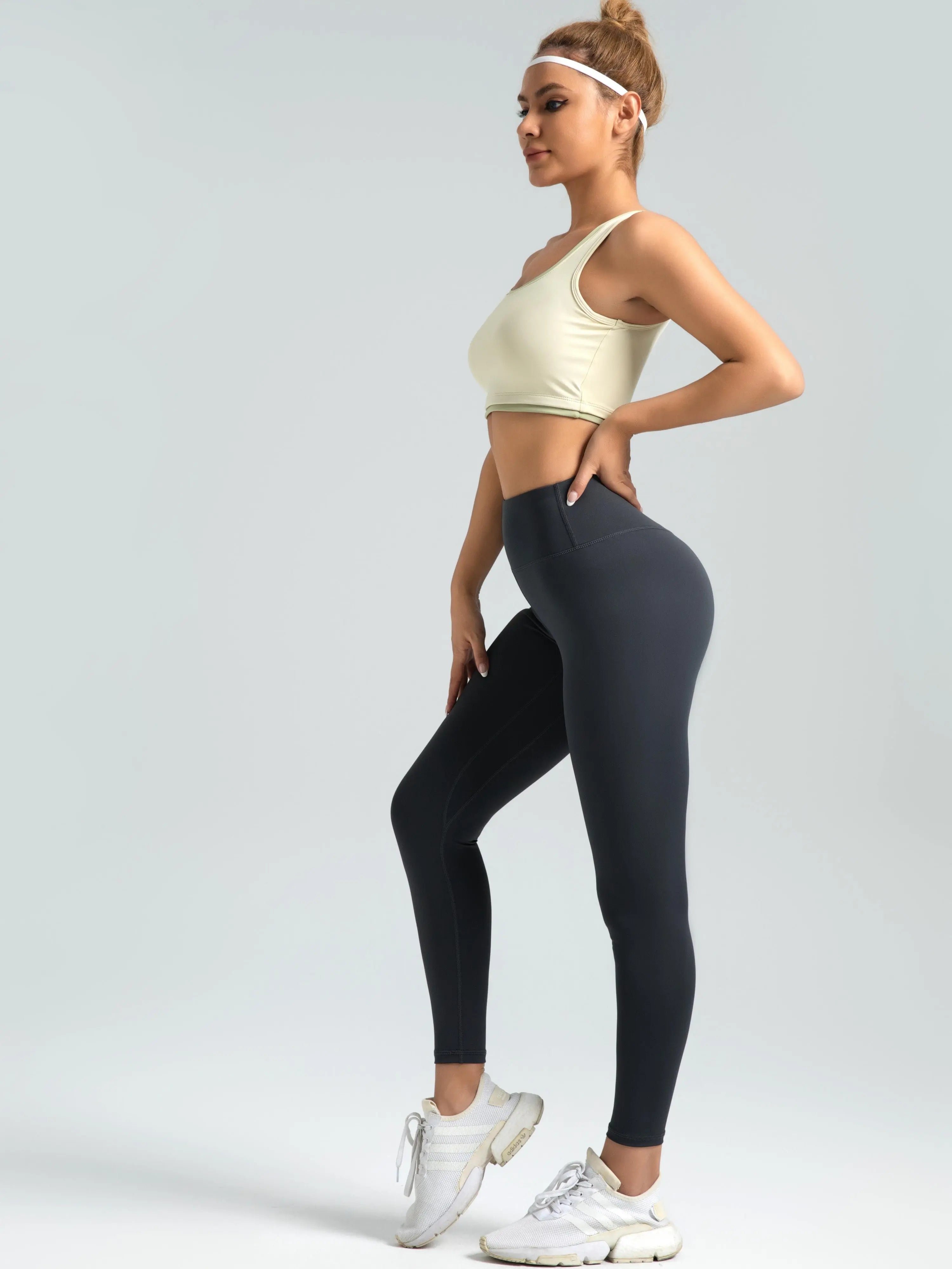 Eunfew Elastic Peach Lift Yoga Leggings EUNFEW
