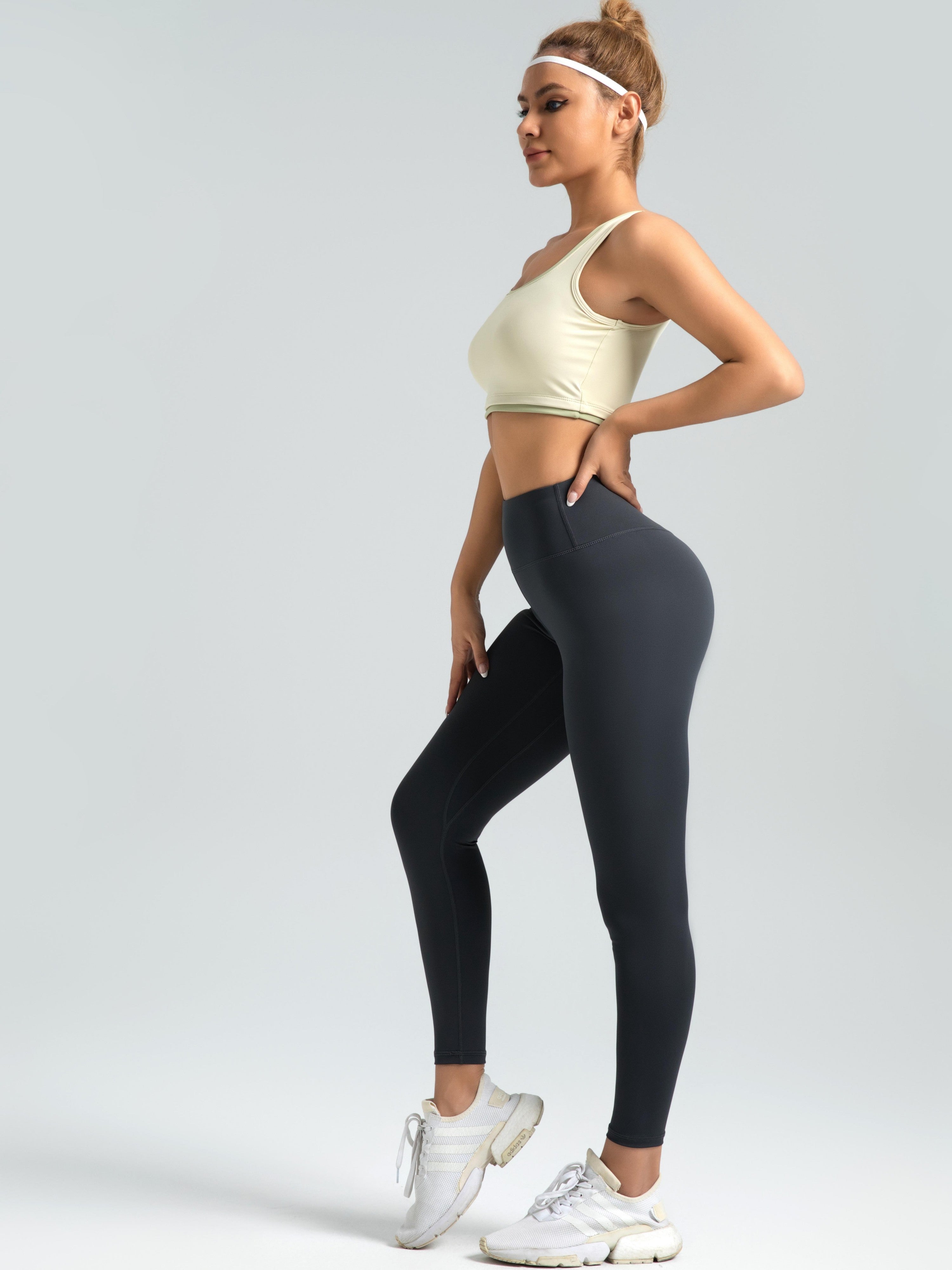 Eunfew Elastic Peach Lift Yoga Leggings EUNFEW