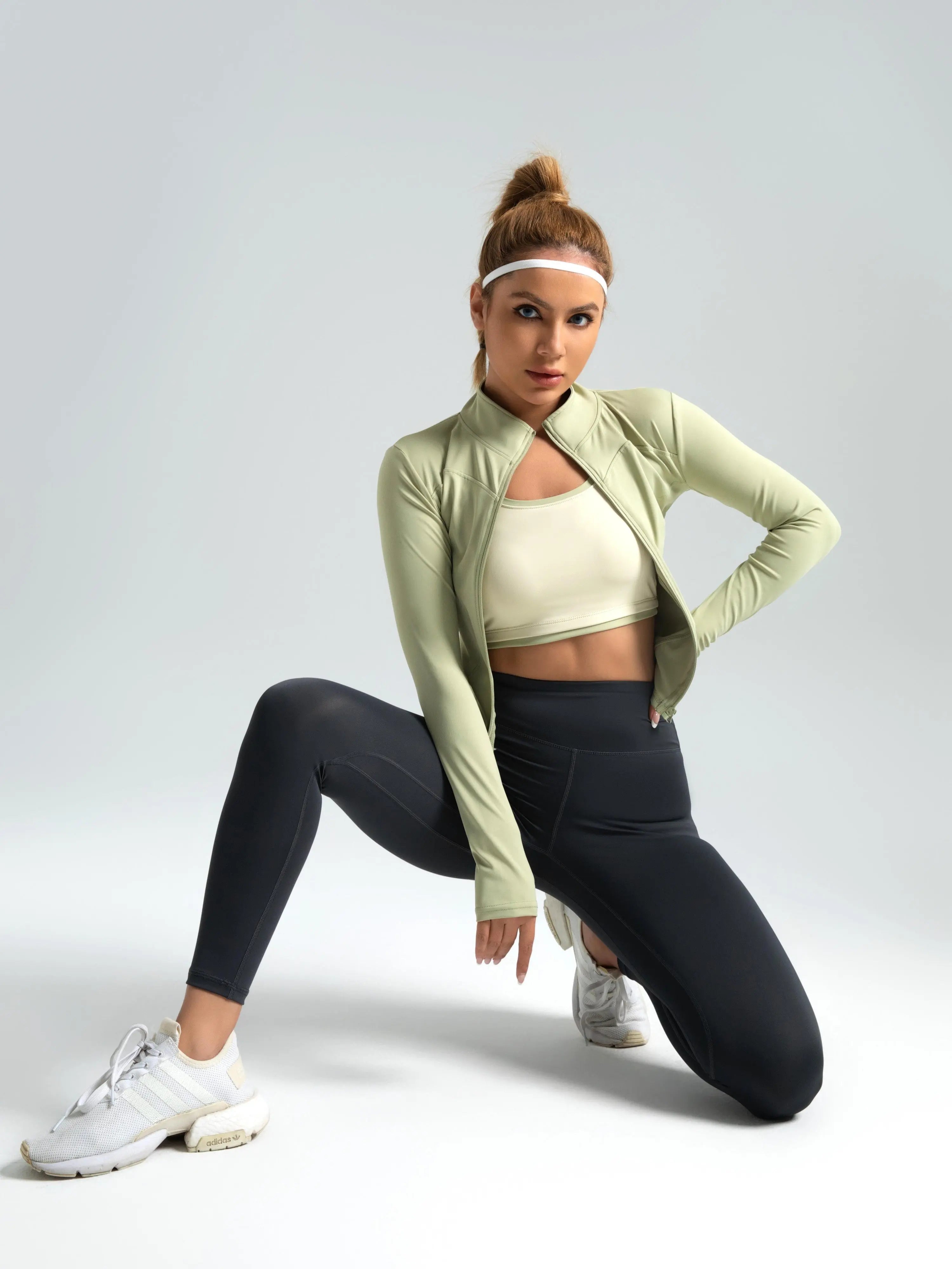 Eunfew Elastic Peach Lift Yoga Leggings EUNFEW
