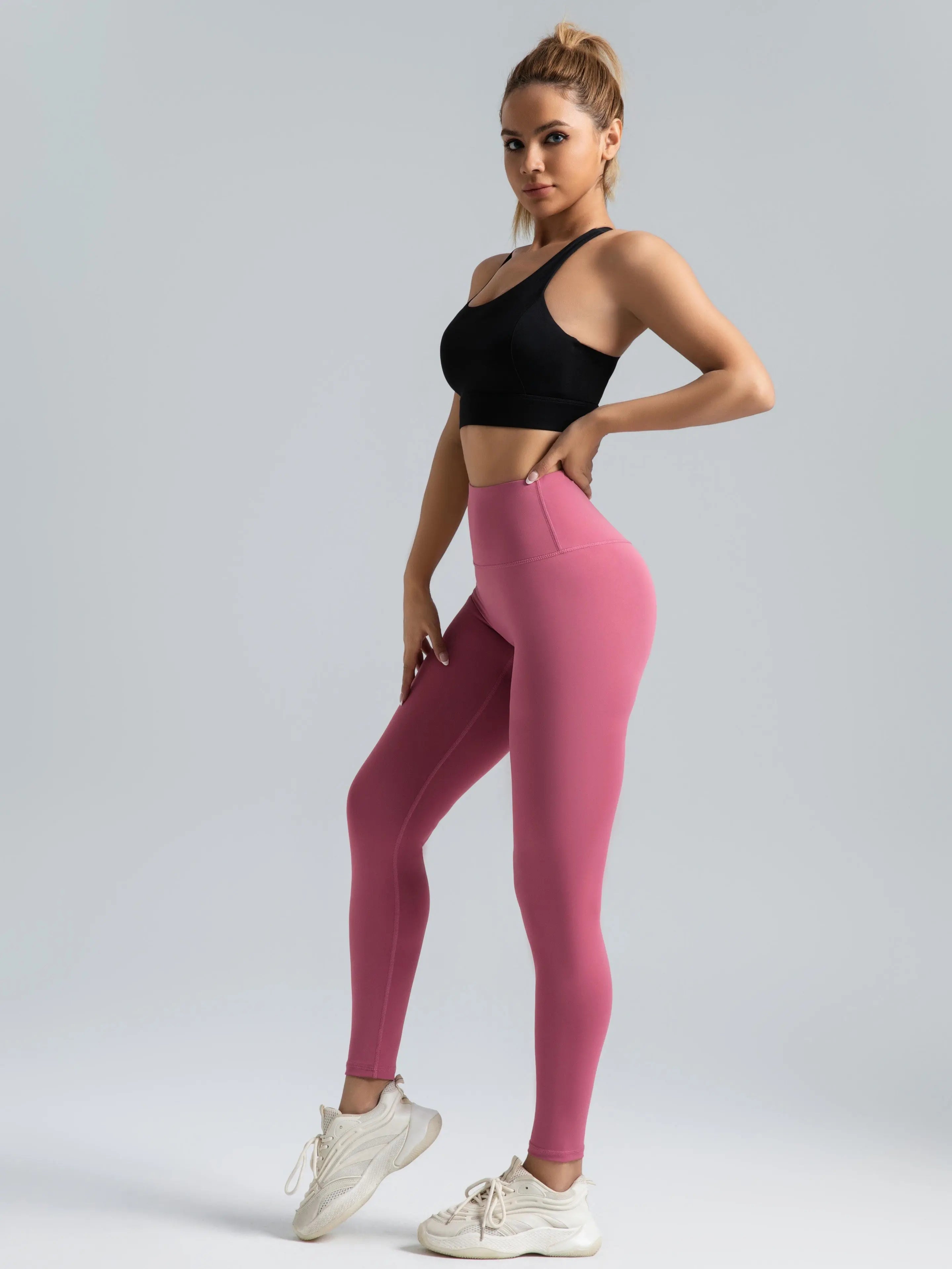 Eunfew Sensory-Free Elastic Peach Lift Yoga Pants EUNFEW
