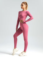 Eunfew Elastic Peach Lift Yoga Leggings EUNFEW