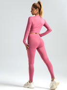 Eunfew Elastic Peach Lift Yoga Leggings EUNFEW