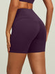 Eunfew Breathable High-Waist Yoga Shorts