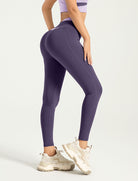 Eunfew High-Waisted Naked-Feel Elastic Yoga Pants EUNFEW