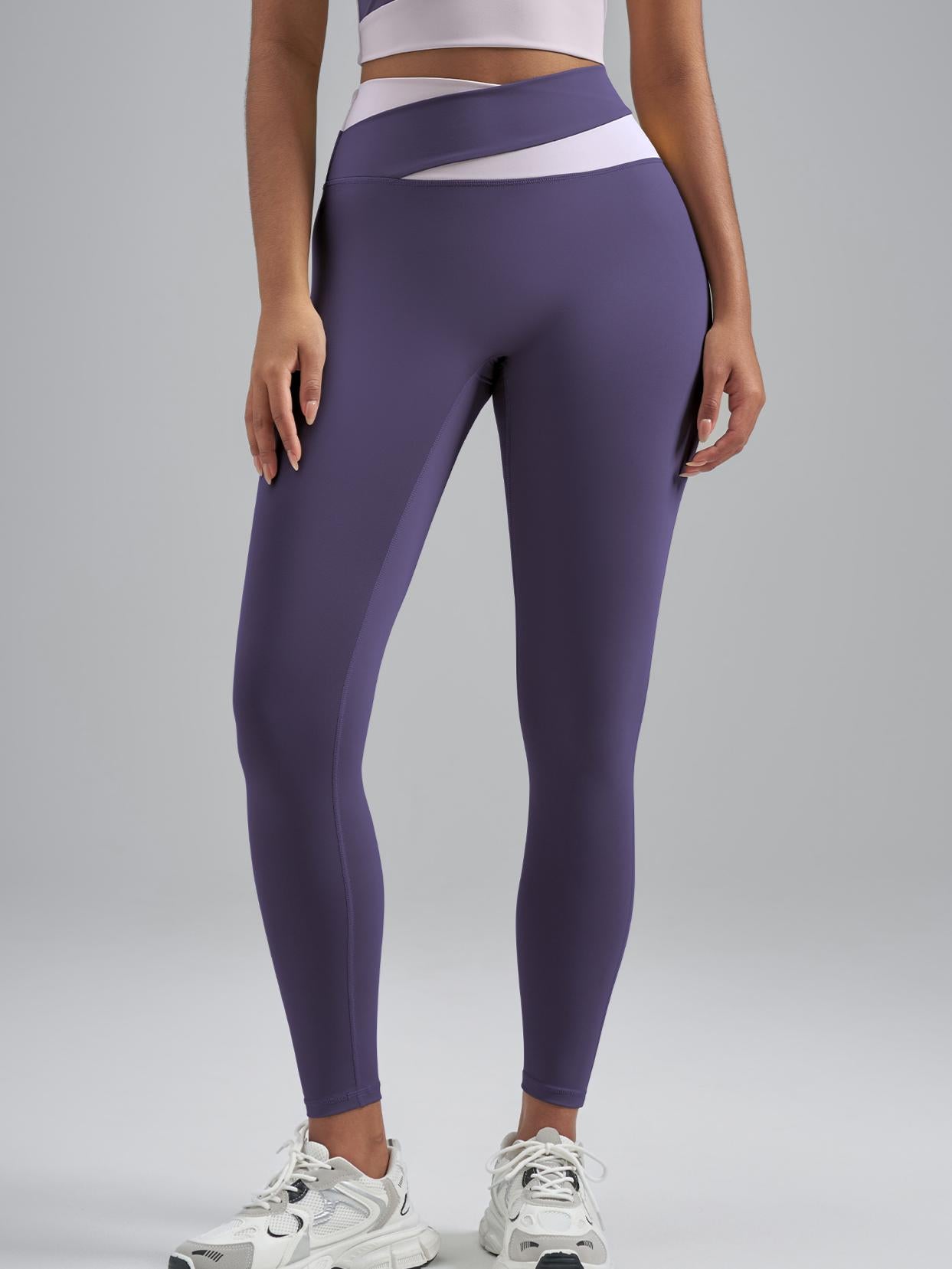 Eunfew High-Waisted Naked-Feel Elastic Yoga Pants EUNFEW