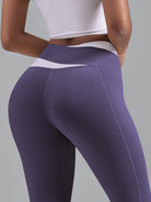 Eunfew High-Waisted Naked-Feel Elastic Yoga Pants EUNFEW