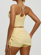Eunfew Padded Naked-Feel Yoga Bra Tank Top EUNFEW