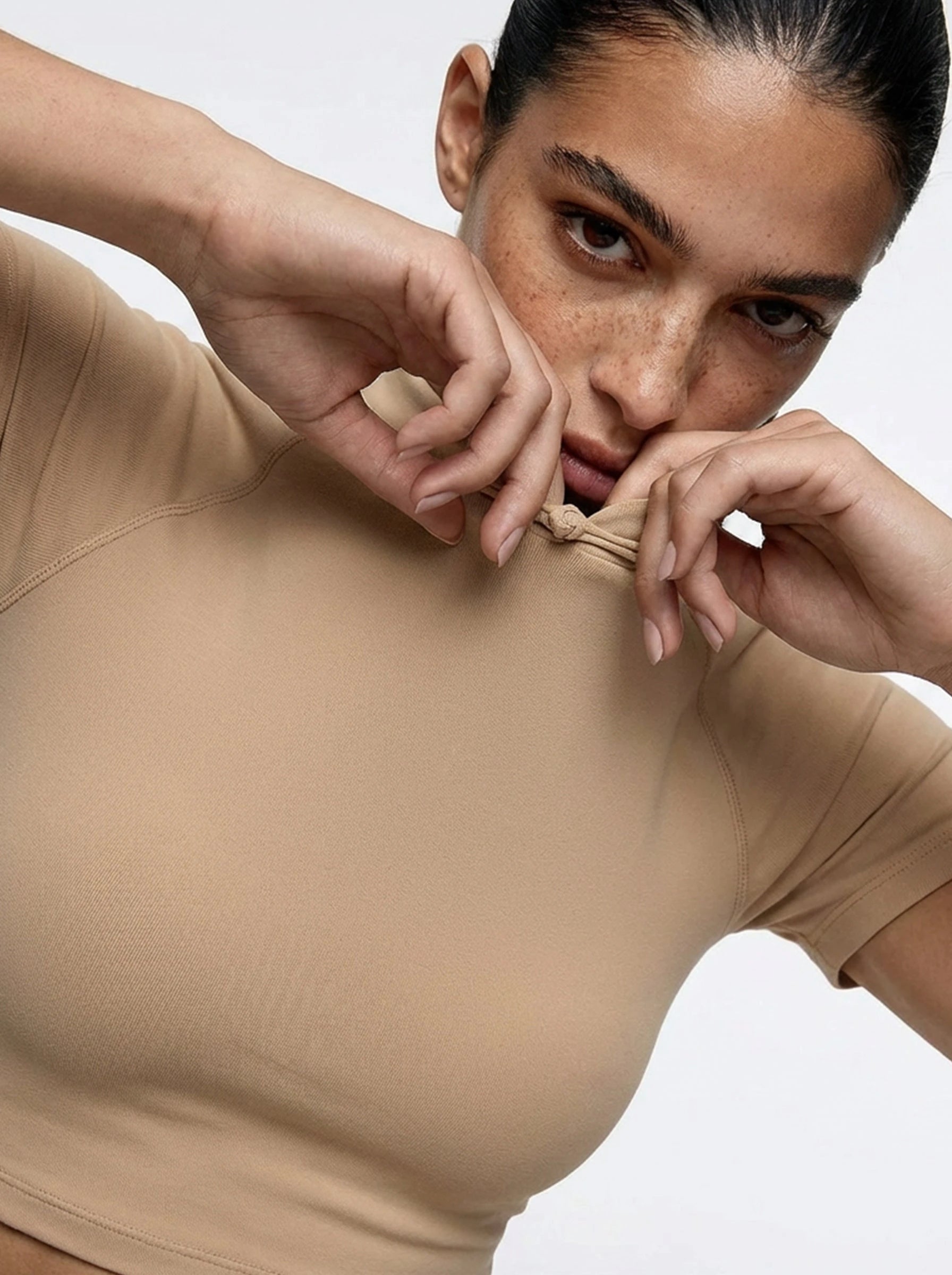 Eunfew | Camellia-Scented Quiet Collar Top EUNFEW