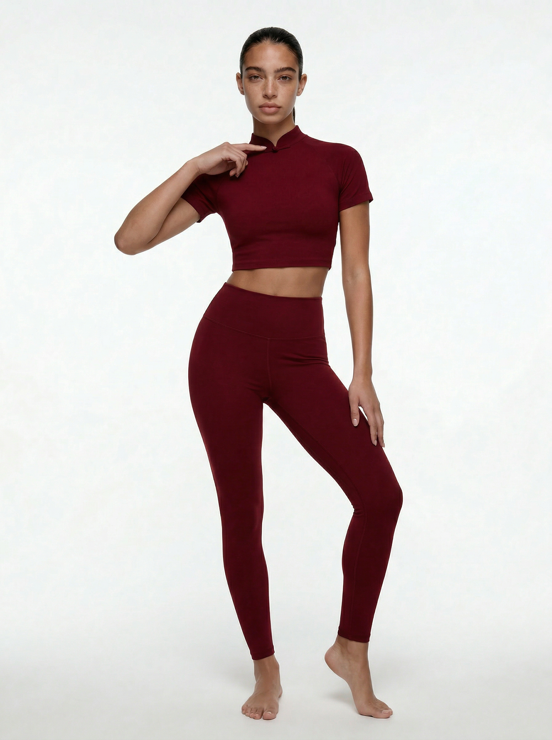 EdoSK-wine red-suit-Main picture