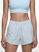 Eunfew Silhouette of Stillness · Dual-Feel Waistband Yoga Shorts EUNFEW
