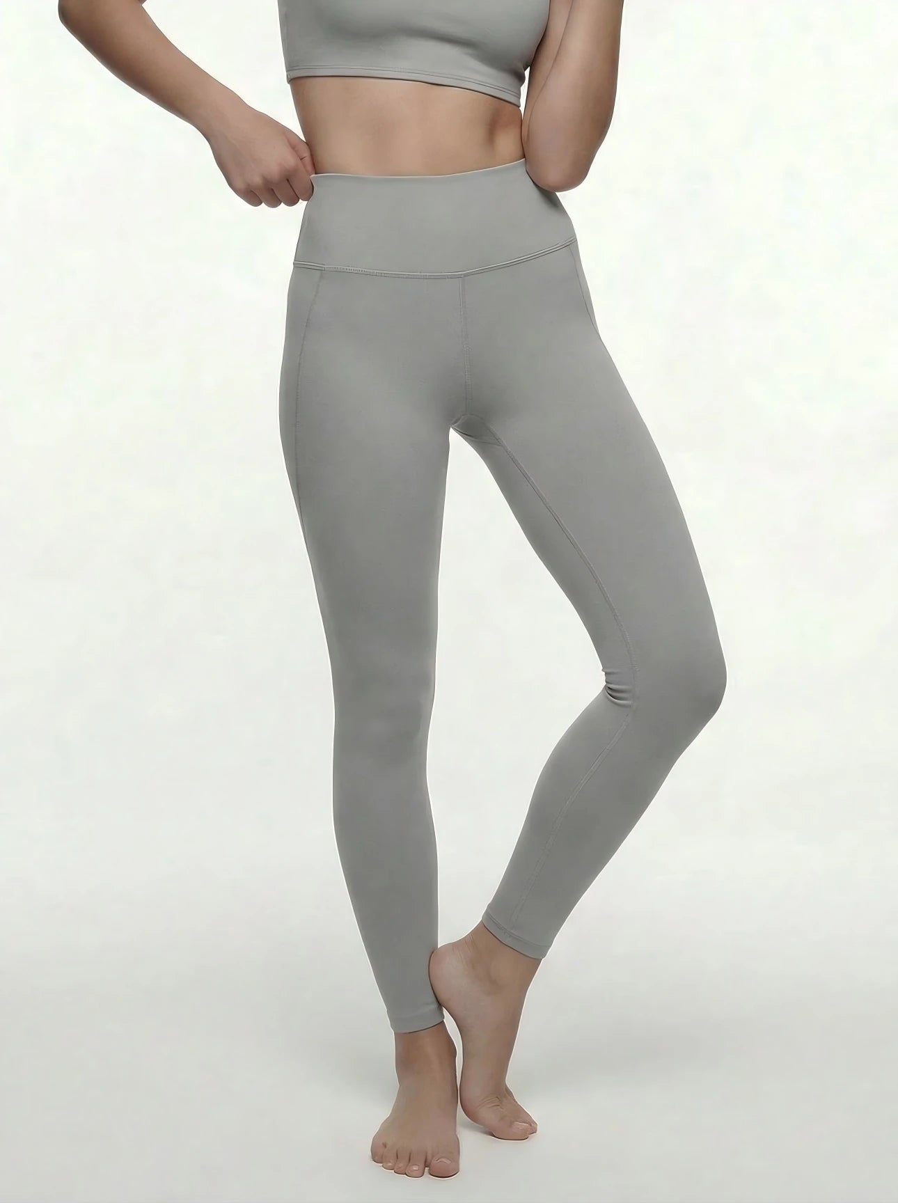 Eunfew Moss Grey Sensory-Free Soft Touch Yoga Set EUNFEW