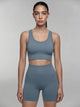 Eunfew Distant Mountain Grey Yoga Set with Chafe-Resistant Seams | For Uninterrupted Focus EUNFEW