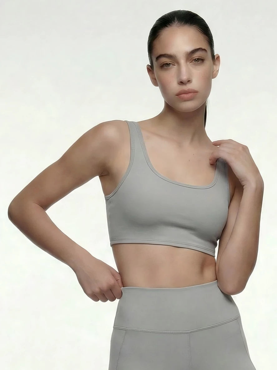 Eunfew Moss Grey Sensory-Free Soft Touch Yoga Set EUNFEW