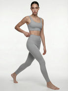 Eunfew Moss Grey Sensory-Free Soft Touch Yoga Set EUNFEW