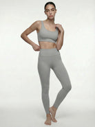 Eunfew Moss Grey Sensory-Free Soft Touch Yoga Set EUNFEW