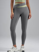 Eunfew High-Waisted Naked-Feel Elastic Yoga Pants EUNFEW