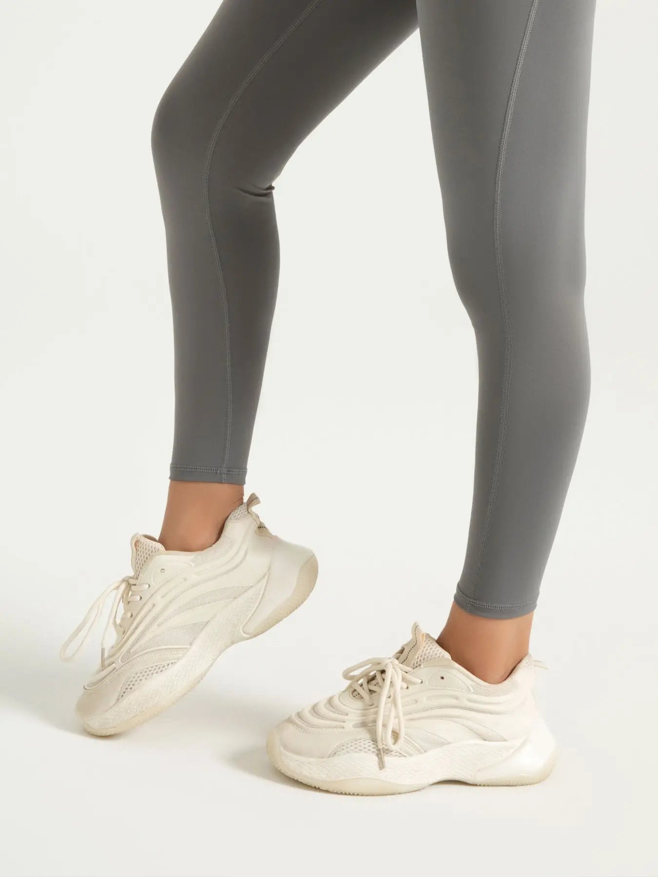 Eunfew High-Waisted Naked-Feel Elastic Yoga Pants EUNFEW