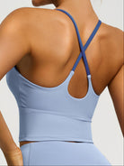 Eunfew Padded Naked-Feel Yoga Bra Tank Top EUNFEW