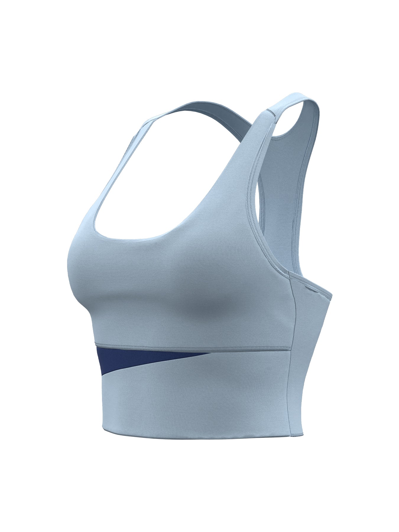 Ultra-Light Color-Block Yoga Bra | High Support Fitness Tank EUNFEW