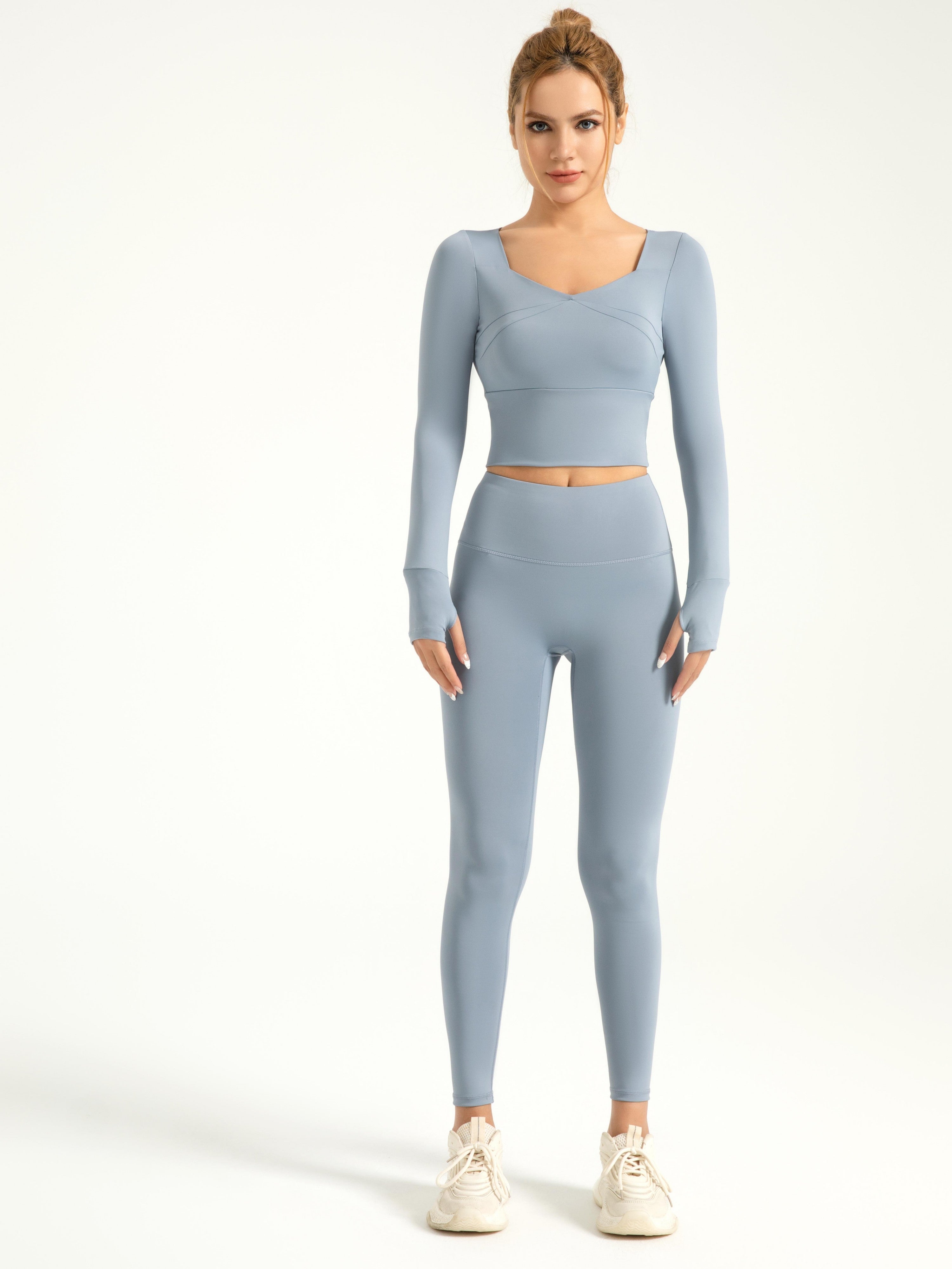Eunfew Elastic Peach Lift Yoga Leggings EUNFEW