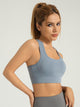 Eunfew High-Impact Adjustable Racerback Yoga Bra