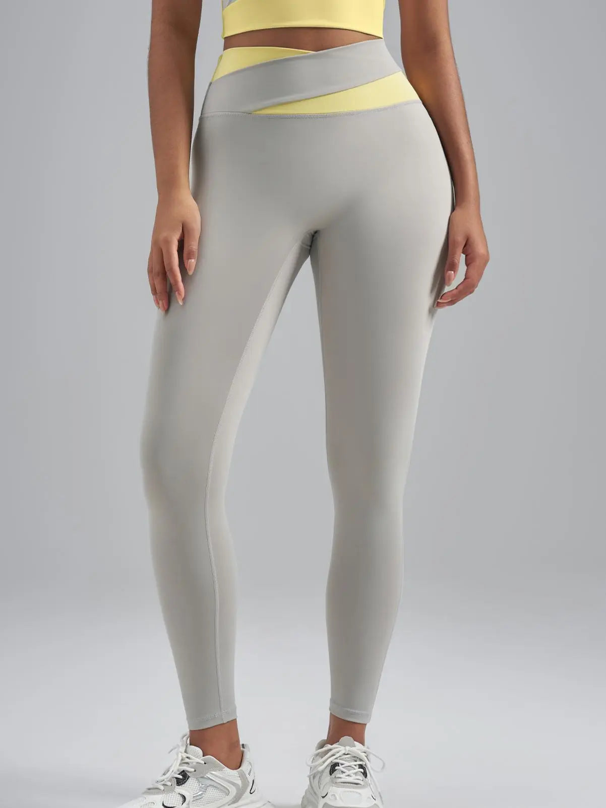 Eunfew High-Waisted Naked-Feel Elastic Yoga Pants EUNFEW