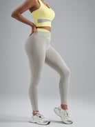 Eunfew High-Waisted Naked-Feel Elastic Yoga Pants EUNFEW