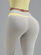 Eunfew High-Waisted Naked-Feel Elastic Yoga Pants EUNFEW