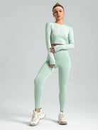 Eunfew Elastic Peach Lift Yoga Leggings EUNFEW