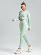 Eunfew Elastic Peach Lift Yoga Leggings EUNFEW