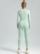 Eunfew Elastic Peach Lift Yoga Leggings EUNFEW