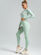Eunfew Elastic Peach Lift Yoga Leggings EUNFEW