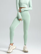 Eunfew Elastic Peach Lift Yoga Leggings EUNFEW
